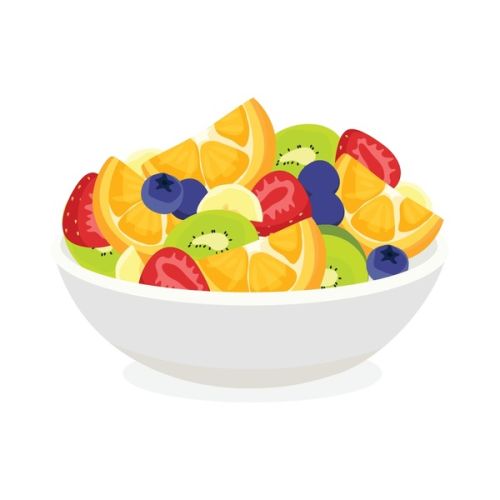 Bol de fruits coupés