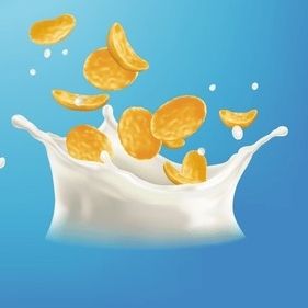Céréales: All Bran, Corn Flakes ou Muesli